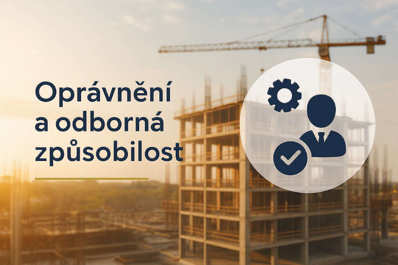 Oprávnění a odborná způsobilost